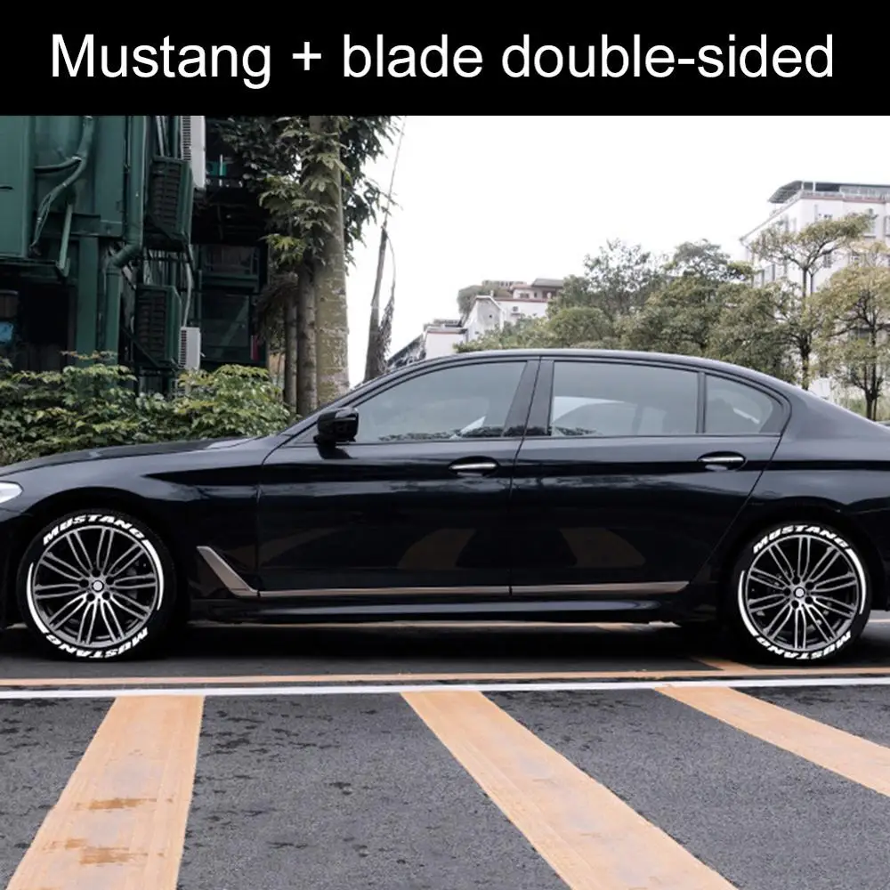 Для Ford Mustang Автомобильная Светоотражающая наклейка на ступицу колеса тюнинг