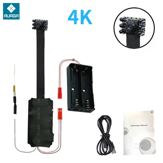 

4 K WIFI Network Camera Webcam IP P2P HD Wide Angle Mini Camera DIY Wireless Cam Module Motion Activated DV Camcorder Small