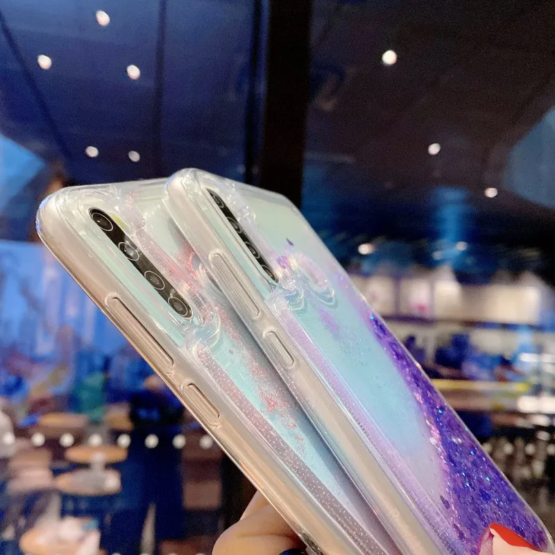 Чехол с зыбучим песком для Xiaomi Redmi Note 9 8 7 Pro Max 9S 8T 8A 7A 10X 5G K20 K30 ожерелье ремешок