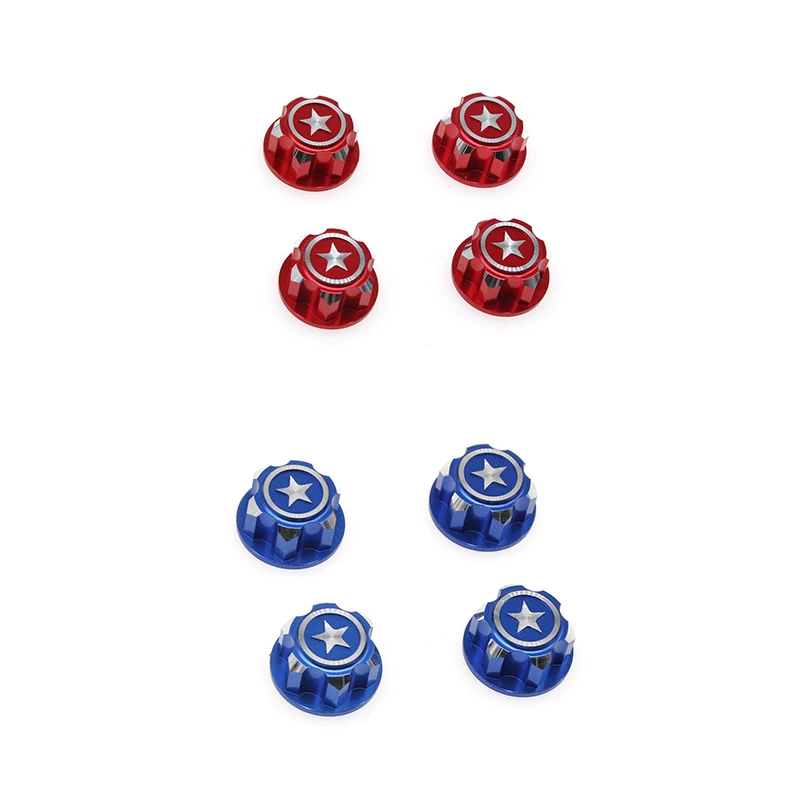 4 шт. Алюминий 17 мм шестигранные гайки колеса пыле Анти без каблука на