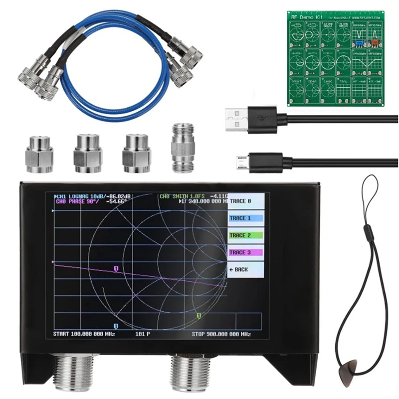 

Nanovna V2/ SAA2 3G Version VNA HF VHF UHF UV Vector Network Analyzer Antenna Analyzer Withrf Tester Board
