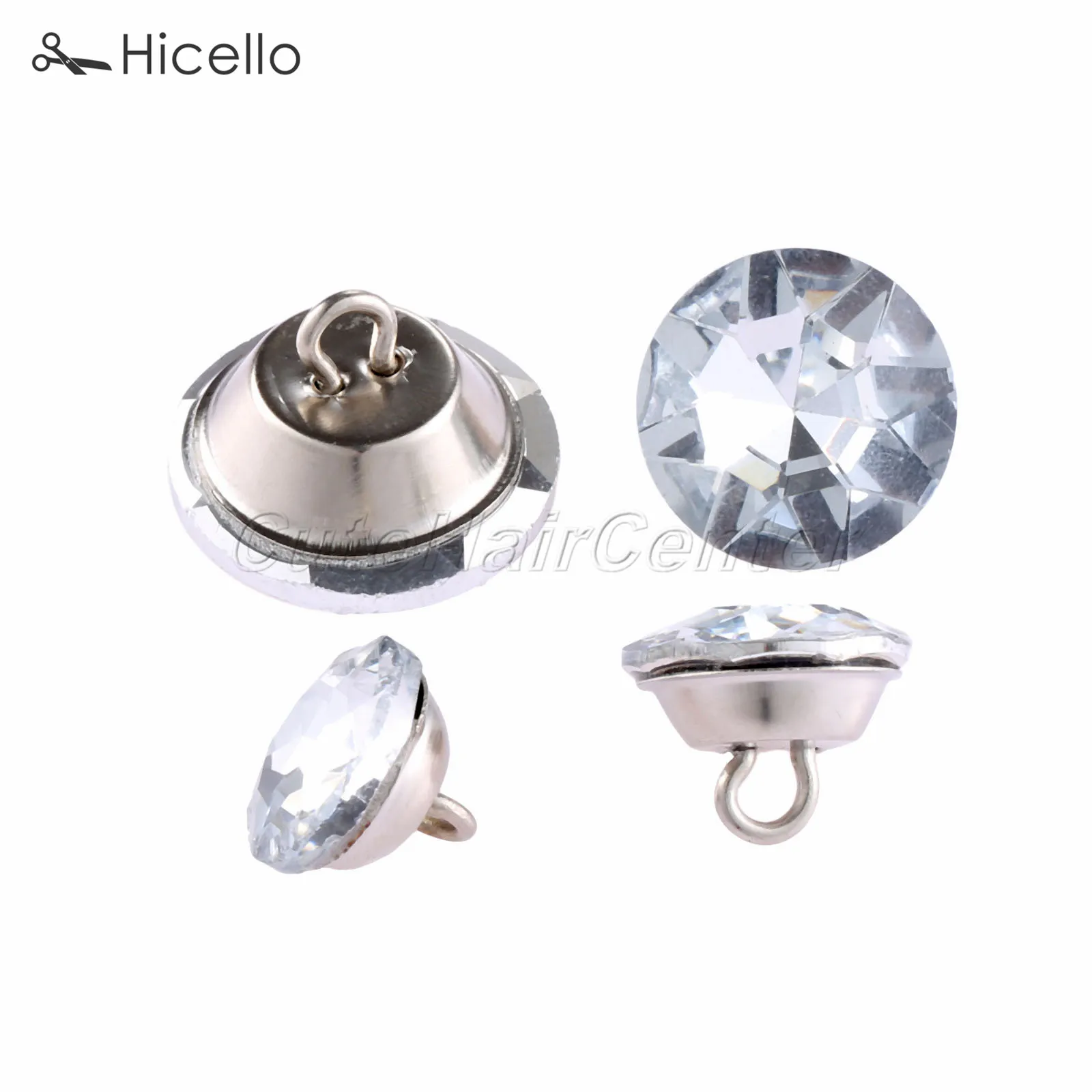 Кристаллы для ногтей 10 шт. пуговицы стеклянной обивки алмазные штифты с узлом 14