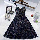 Блестящие блестящие темно-синие короткие коктейльные платья для выпускного вечера Vestidos De Gala 2022 женское платье для выпускного вечера