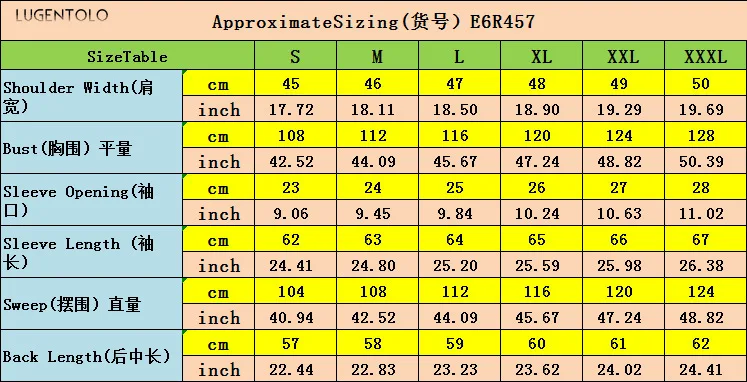 

Lugentolo Men's Jacket Spring Autumn Youth Trend Straight Hem Patch Pocket Single-breasted Coats Lapel Casual Solid Jackets