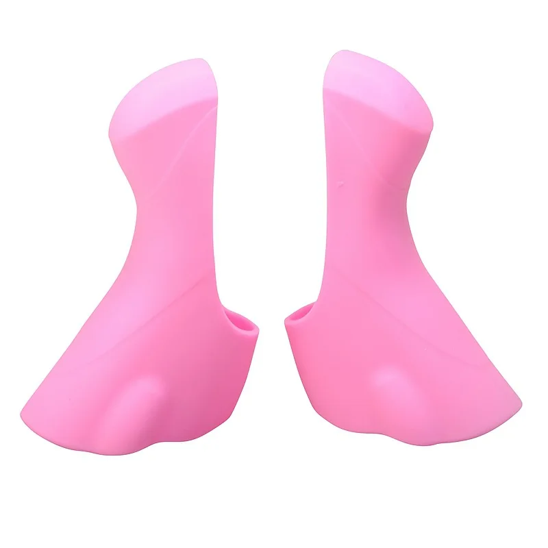 Pink Подходит для SHIMANO SORA/Claris ST-R2000/R3000 шоссейная езда на велосипеде Передняя передача ручная замена силиконовый защитный чехол - Color: Pink