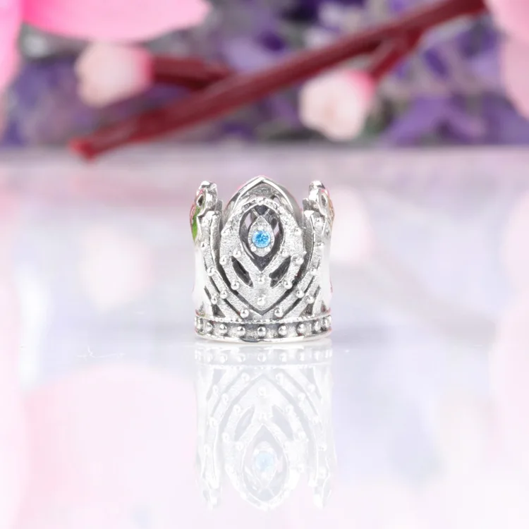 

Amas Authentic 925 Sterling Silver Crown beads Fit Original Charms Bracelet Necklace Pendant DIY Jewelry Making