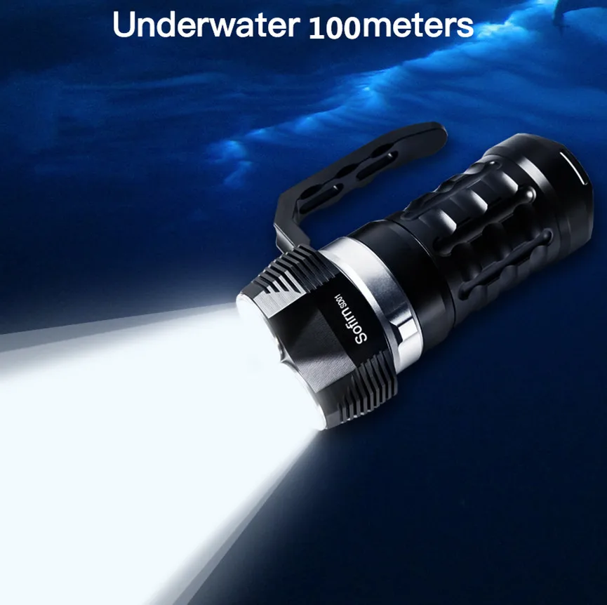 Bestellen Sofirn Neue SD01 6000LM Leistungsstarke Tauchen Licht 3 * SST40 LED Dive Taschenlampe Unterwasser Taschenlampe 4 Modi Magnetic Control Switch