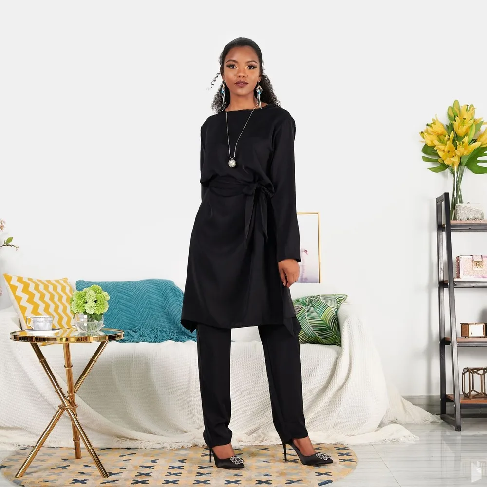 

Ramadan Abaya Dubai Turkey Muslim Sets Dress Islam Clothing Women Musulman Kaftan Robe Musulman Femme Caftan Marocain Vestido