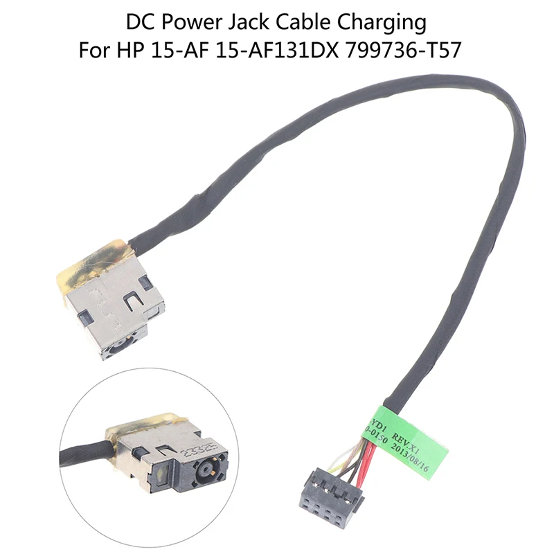

1PC Laptop DC Power Jack Cable Charging Port Connector for HP 15-AF 15-AF131DX