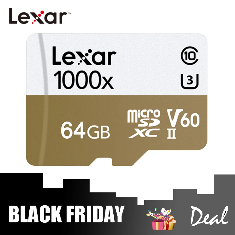Lexar Micro SD карты 1000x слот для карт памяти 32 Гб TF Card 64 256 150 МБ/с. C10 флеш накопитель