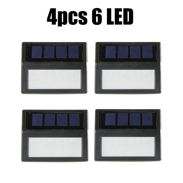 4pcs 6 LED 38 Светодиодный Солнечный садовый светильник в форме алмаза открытый 3 Режимы солнечные настенные лампы датчик движения водонепроницаемый ночной безопасности для гаража двора - Испускаемый цвет: 4pcs 6 LED