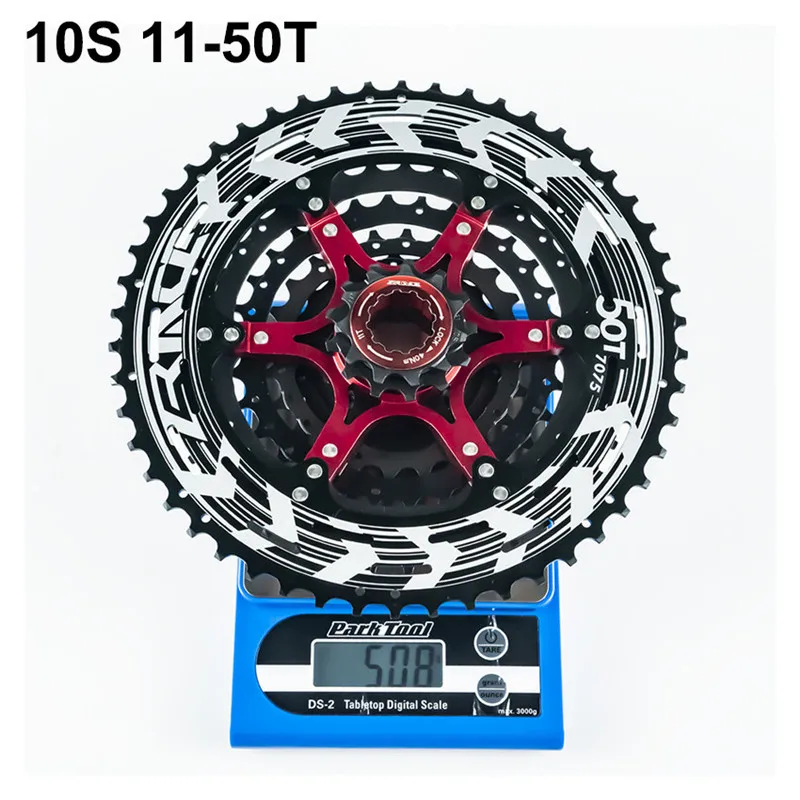 Zracing Alpha 10s 11s светильник для велосипеда 46T 50T 52T MTB дорожный велосипед свободного хода, CNC 10 11 Маховик скорости для SLX - Цвет: 10s 50t