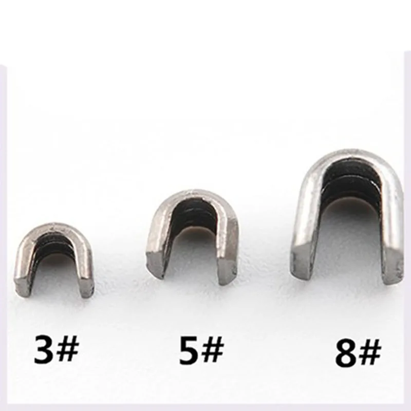 Металлические застежки-молнии для ремонта 10 комплектов 8 # черный серебристый