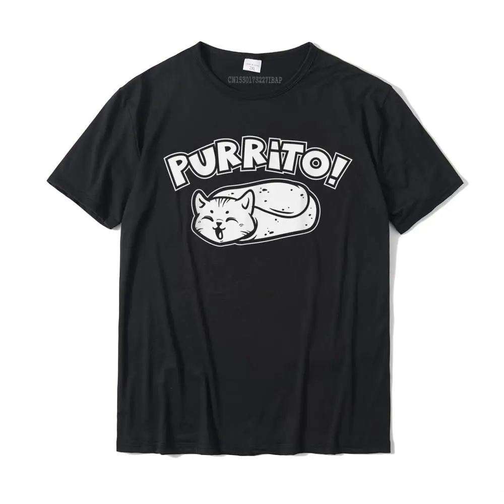 

Purrito Shirt Burrito Cat Cinco De Mayo Cute Mexican Gift T-Shirt Casual Tops Shirt Cotton Student T Shirt Casual Rife