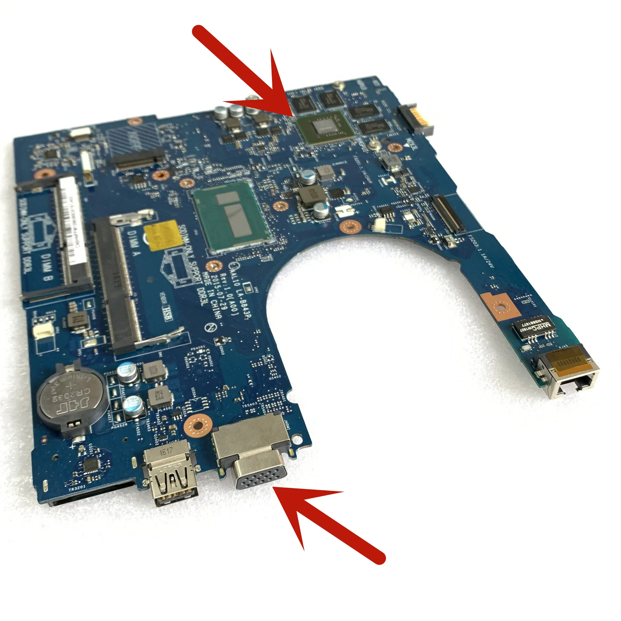 Kefu CN-0HNFFM HNFFM для Dell vostro 3458 3558 Материнская плата ноутбука AAL10 LA-B843P i3-5005U VGA порт материнская плата