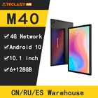 Teclast M40 10,1 ''планшет 1920x1200 T618 Octa Core подключается к сети 4G UNISOC 6 ГБ Оперативная память 128 Гб Встроенная память Планшеты ПК с системой андроида и 10 двухъядерный процессор Wi-Fi Тип-C