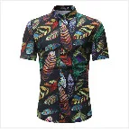 Мужская рубашка с коротким рукавом, приталенная, Camisa Social Masculina Chemise Homme, новинка, летняя мужская однотонная деловая рубашка 6537