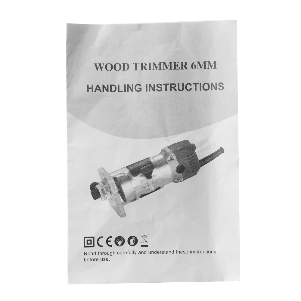 220V 800W 6mm Electric Hand Trimmer Router 6 Speed Setting Woodworking Laminate Joiners Carving Machine Wood EU/US | Инструменты
