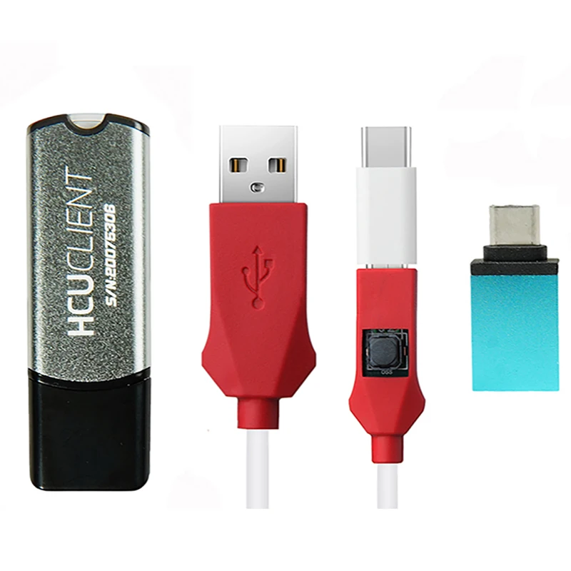 HCU Client Dongle + кабель для глубокой вспышки DC Phoenix и конвертер телефона Huawei unlocker