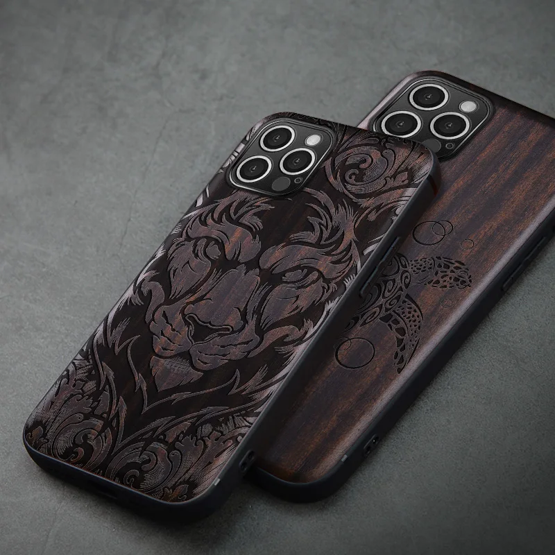 elewood for samsung s21 plus ultra wood cases iphone 13 11 12 pro mini se 2020 7 8 plus xr xs max wooden shell ebony phones hull free global shipping