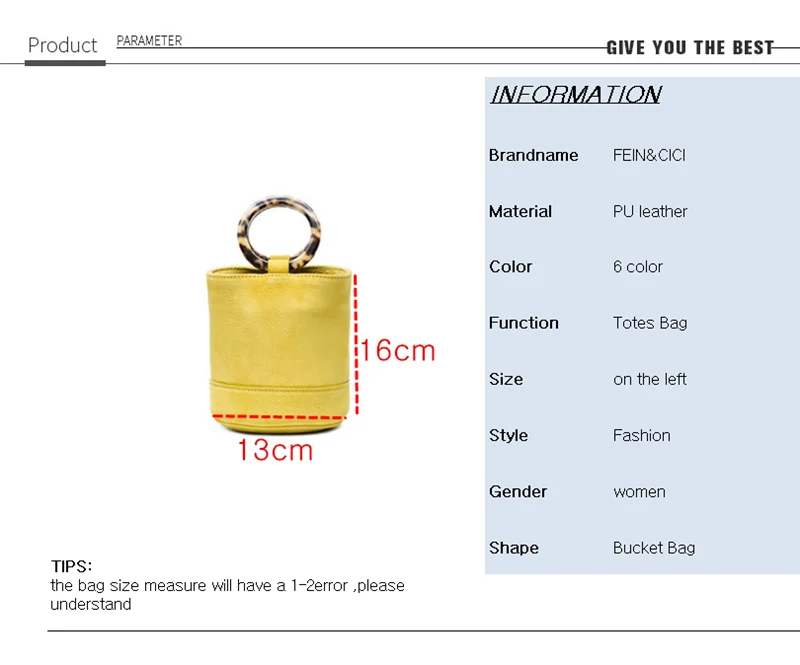 Сумка ведро женская круглая акриловая летняя 2018|Сумки с ручками| |