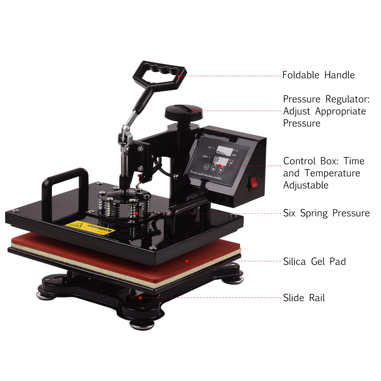 8 в 1 комбинированный цифровой тепловой пресс Термотрансферная машина с кружкой