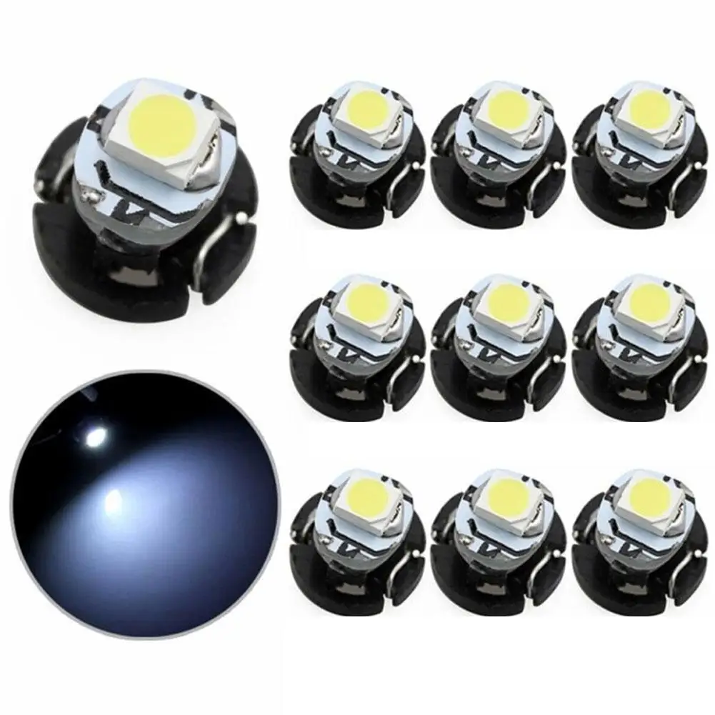 

10Pcs 12V T3 3528 SMD LED Car Gauge Dashboard Cluster Bulb Lights Lamp Indicator