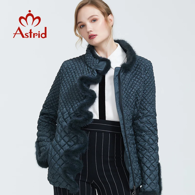 Astrid Зима новое поступление женская куртка верхняя одежда высокое качество короткий стиль фиолетовый цвет новая мода зимнее пальто для женщин AM-8828