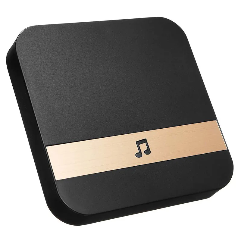 

Wireless Wifi Remote Doorbell Plug-in Dingdong Machine Indoor Wireless Smart Dingdong Ringtone Optional Black Us Plug