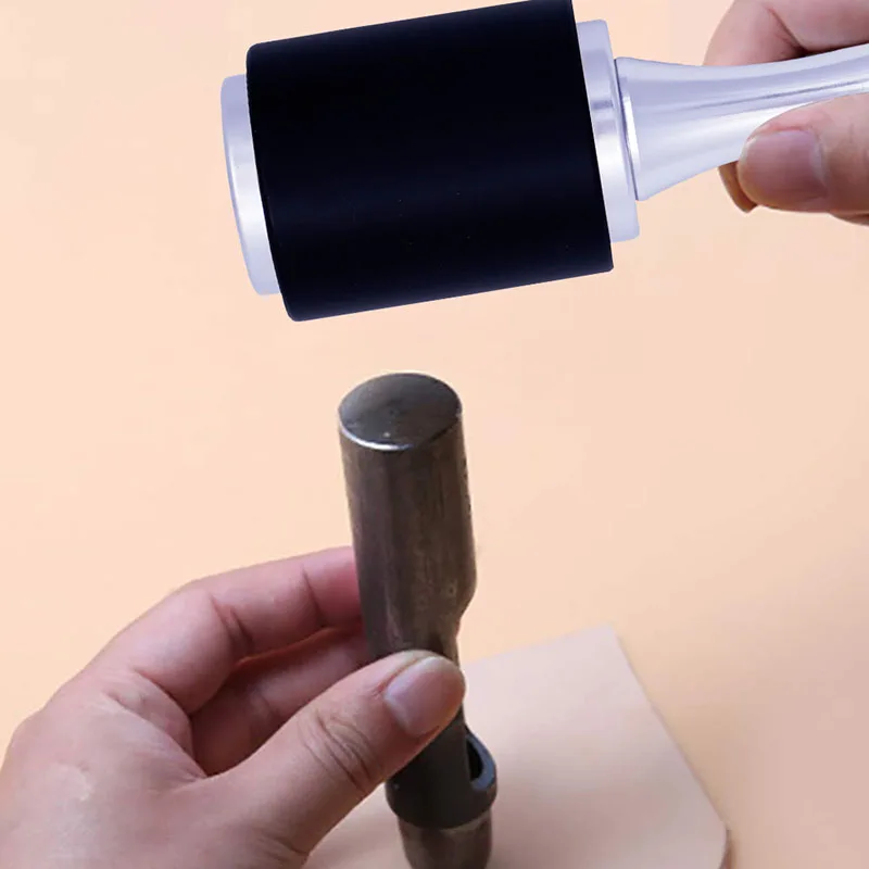 Молоток для резьбы по коже MIUSIE нейлоновый инструмент сделай сам с ручкой