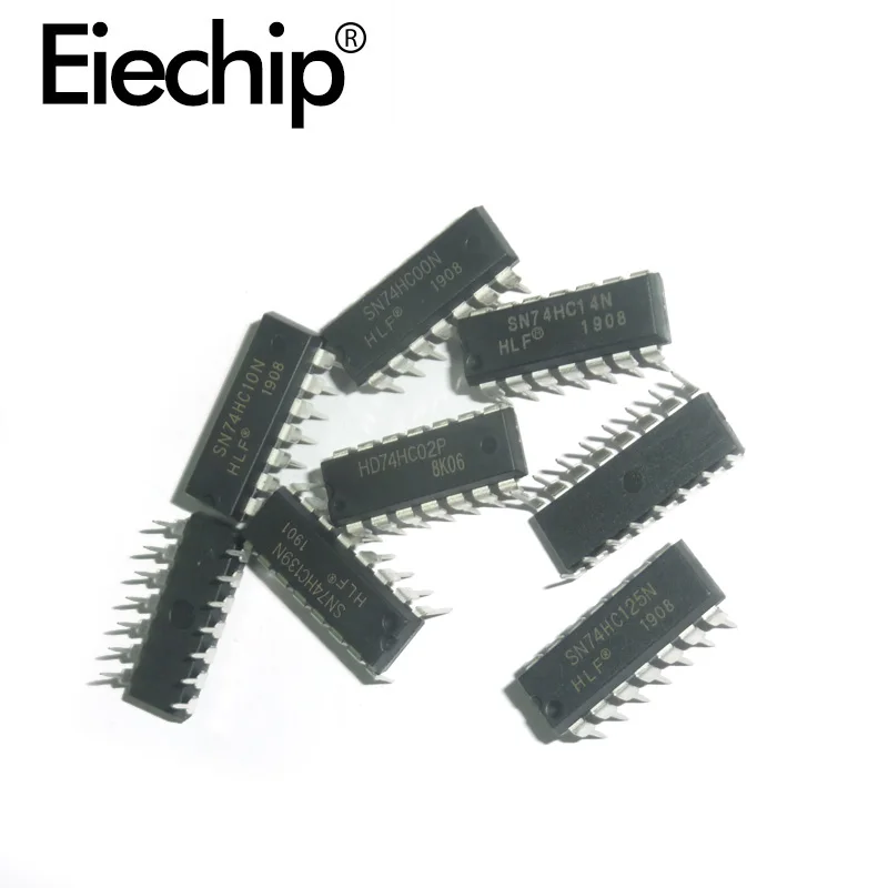 10 шт./лот новая Электроника DIP 74HC00 IC логический чип 74HC05 74HC08 74HC10 74HC30 74HC32