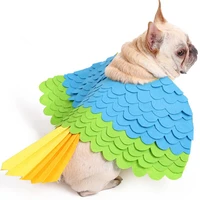 halloween pet apparel fairy air bird costumes fun dogs cats clothes pet domestic cosplay recordable dog cloth set
