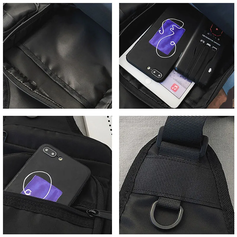

New Tactical Crossbody Bag Chest Rig Bags Hip Hop Streetwear Unisex Functional Waist Bag Adjustable Pockets Waistcoat Kanye West