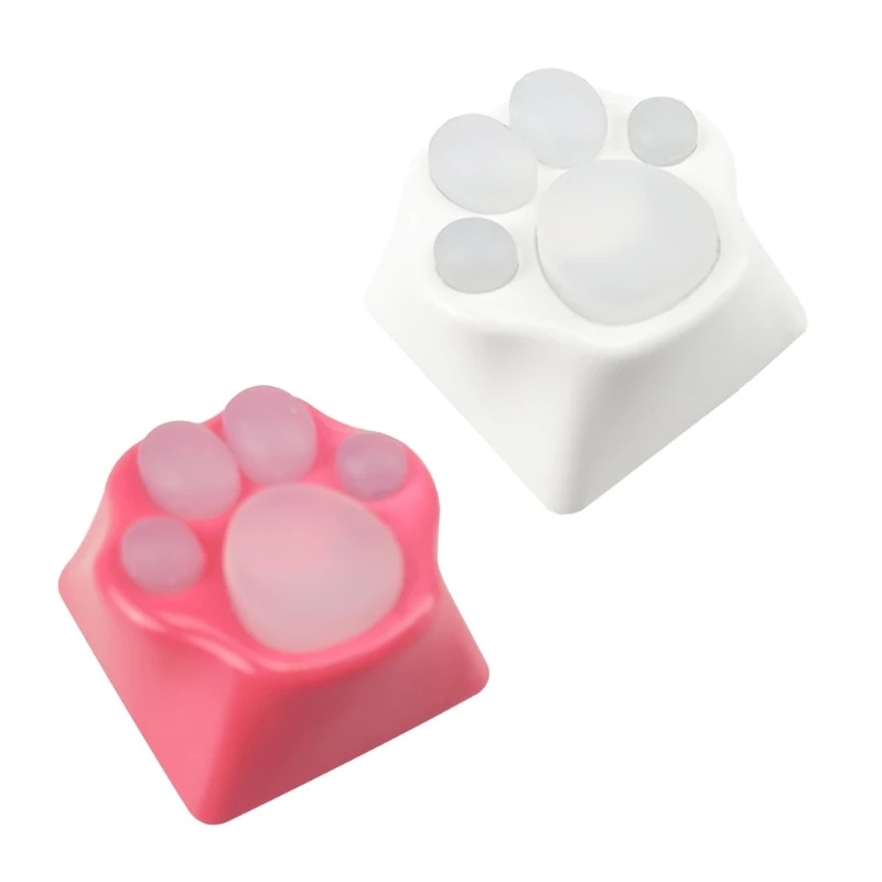 

Metal Lovely Cat Paws Pad Mechanical Keyboard KeyCaps for Cherry MX Switches