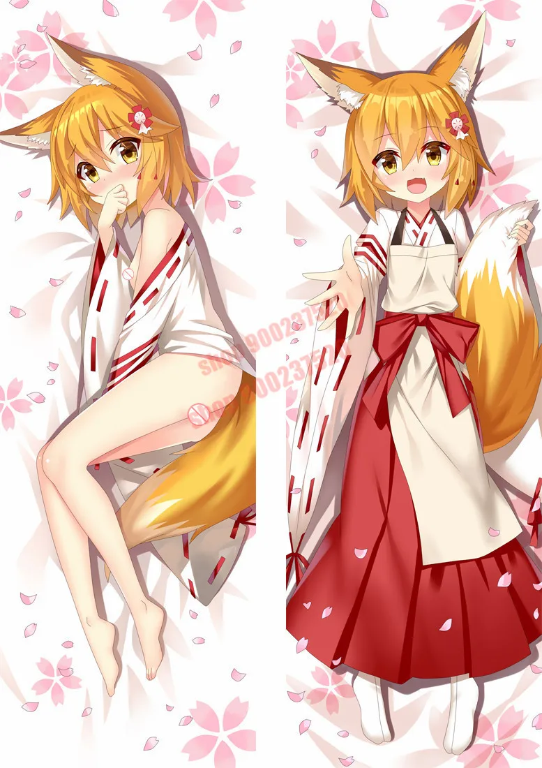 

Original, Animation Sen Fox, a caring fox pattern, sexy girl 3D double sided throw pillow / pillow case,home textile products