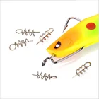 Рыболовные снасти, 50 шт., Мягкая приманка Pogo Pin1, 5 см, Кривошип искусственный крючка, поводок, приманка 