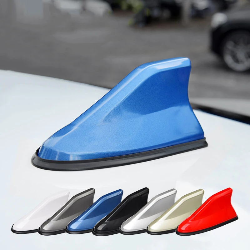 Car Roof Shark Fin Aerial Antenna Toppers Universal Auto Radio fm Antenna Signal Decorative For BMW/Honda/Toyota/VW/Kia/Nissan Car Radios