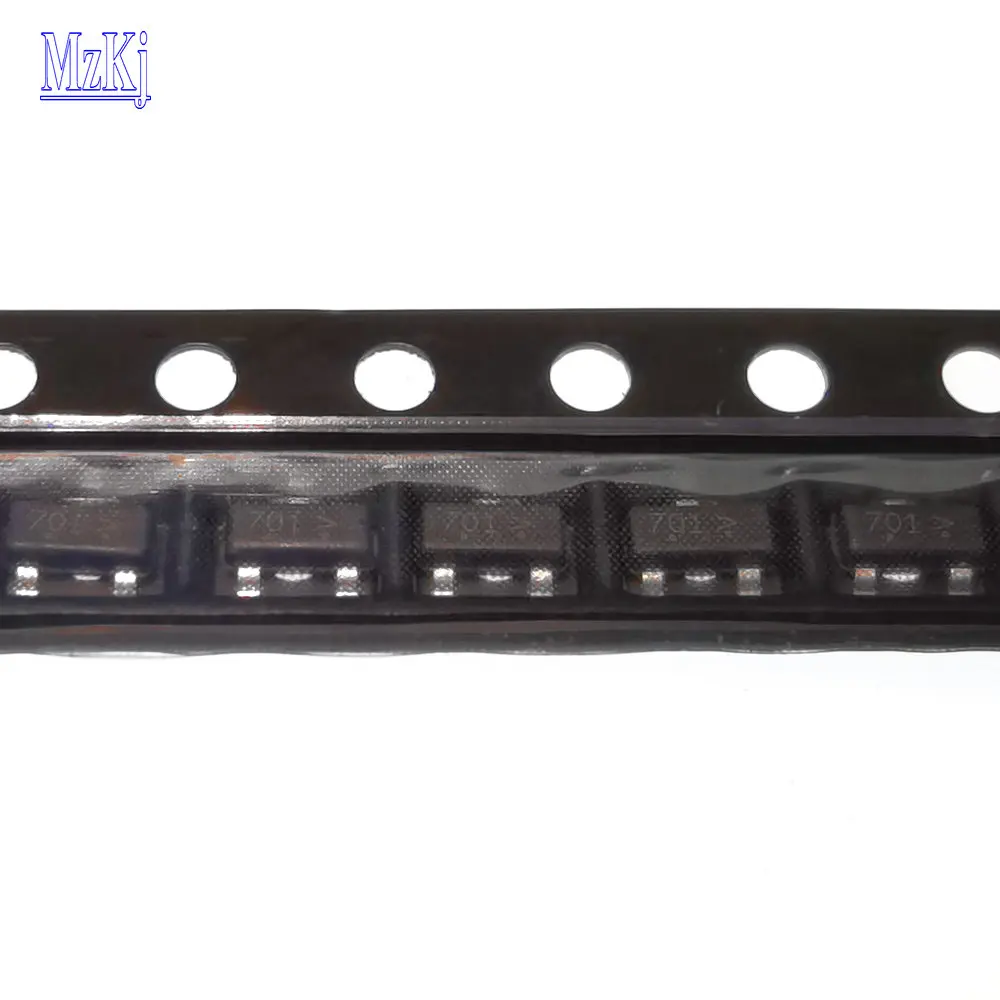 50 шт. 2N7002 новый оригинальный тайваньский MOSFET SOT23 320 мА/60 В 701 7002 2N7002SLT1H | Электронные
