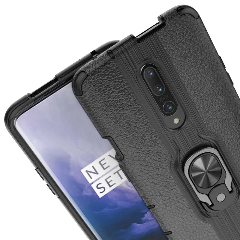Бронированный чехол для Oneplus 6, 6 T, 7 Pro, one plus, 6 T, 7, 1+ 7, чехол силиконовый ударопрочный с кольцом, Магнитный чехол для телефона