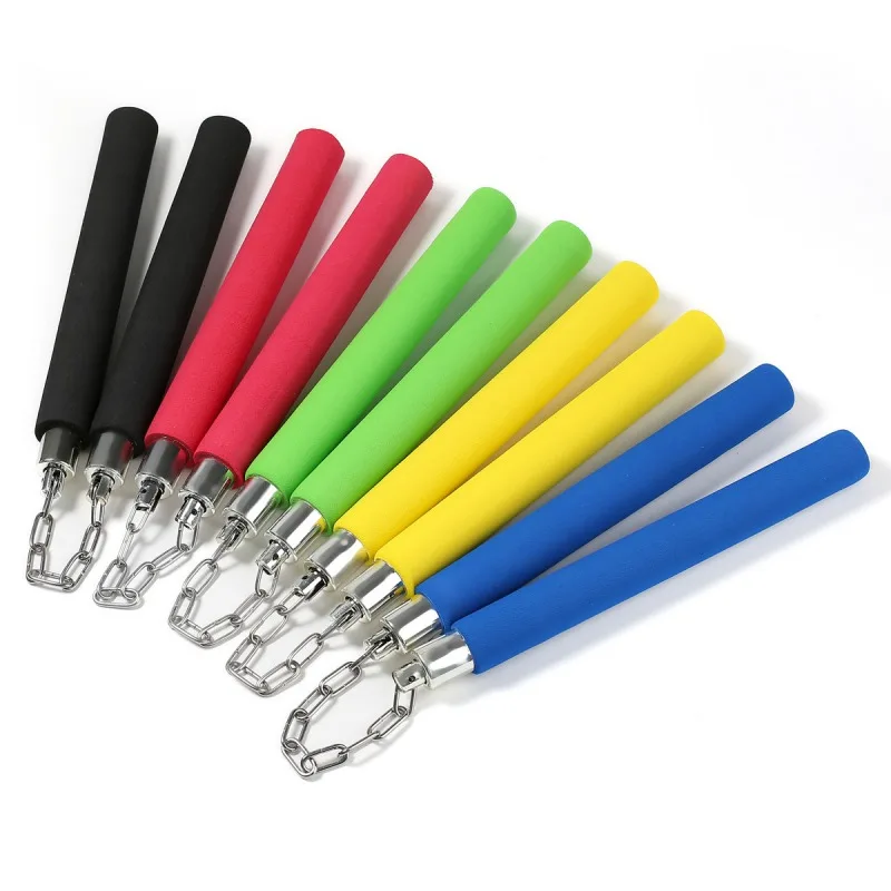 Губка Nunchaku безопасности Volley ПВХ материал развитие ловкость синий красный черный