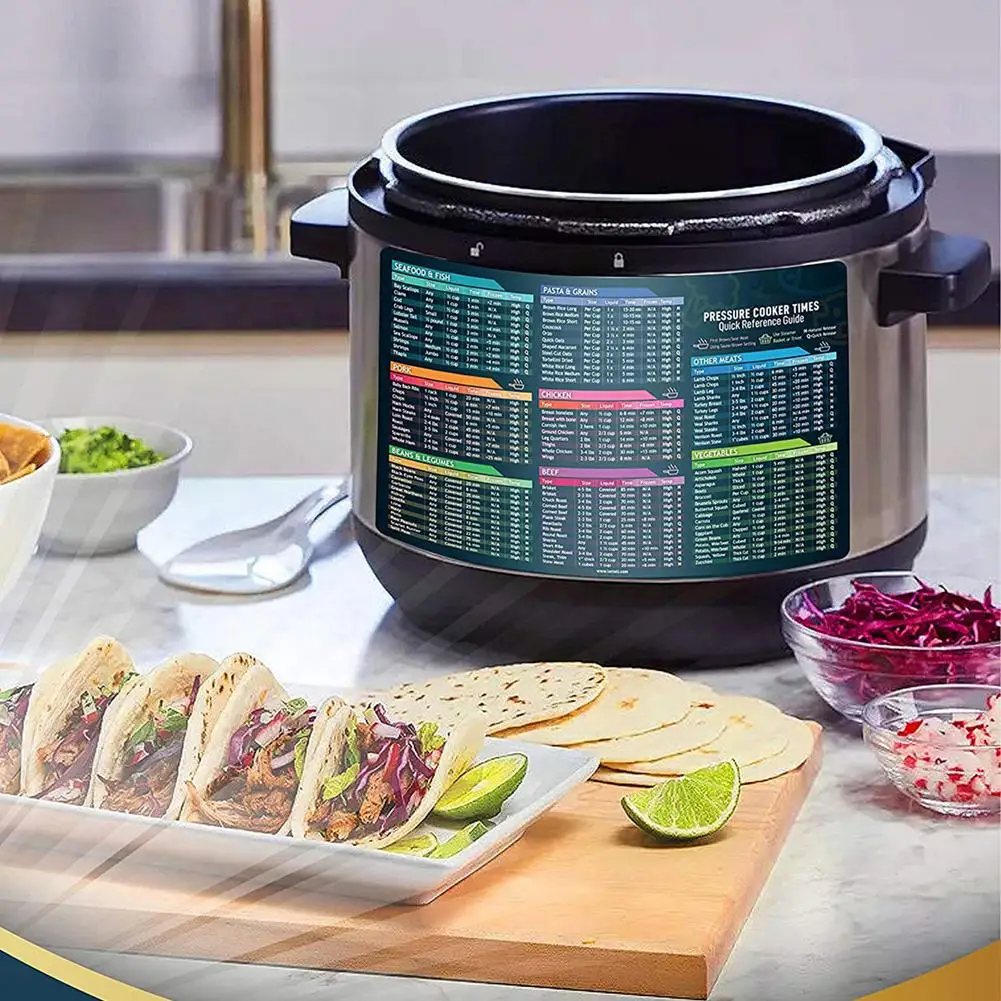 

Air Fryer Cooking Time Chart Magnetic Cheat Sheet Set Magnetic Cooker Stickers M2EE