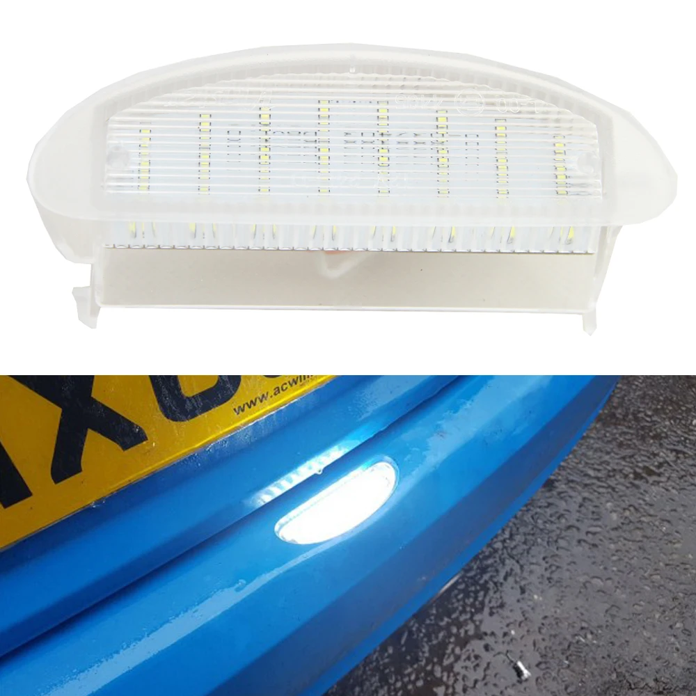 

1 Pc 12V White LED Number License Plate Light For Renault Twingo I (1993-2007) Clio MK2 (1998-2006) OEM#:7700410754