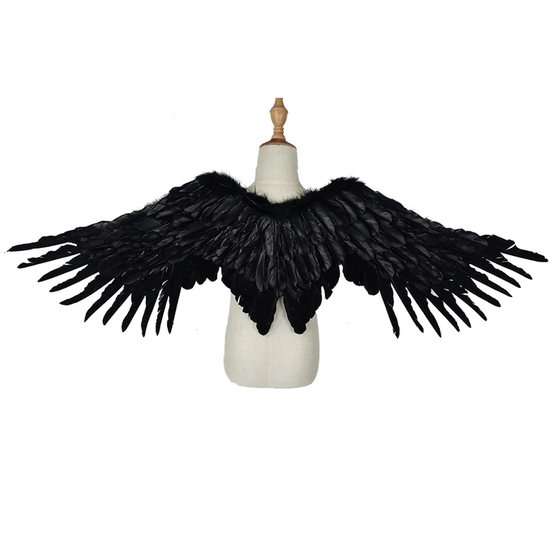 Крылья Ангела белые крылья Ласточки пера черные дьявола для свадебной вечеринки