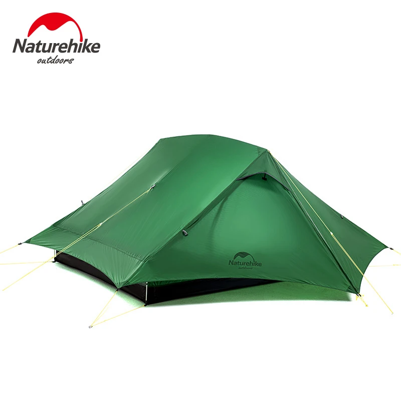 

Naturehike 2020 New 4 season Outdoor 2 Person Double Layer 20D silicon Camping Tent Ultra-light Waterproof Tent Aluminum Rod