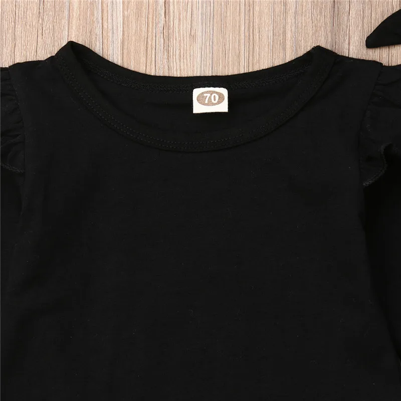 Комплект одежды для новорожденных из 3 предметов мальчиков 0-24 месяцев черная