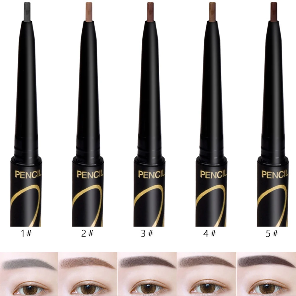 Очень тонкий карандаш для бровей натуральный долговечный водостойкий и
