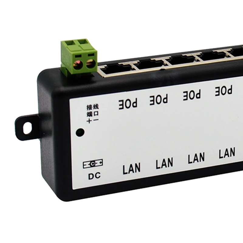 

8 Ports Poe Injector Poe Splitter for Cctv Network Poe Camera Power Over Ethernet Ieee802.3Af