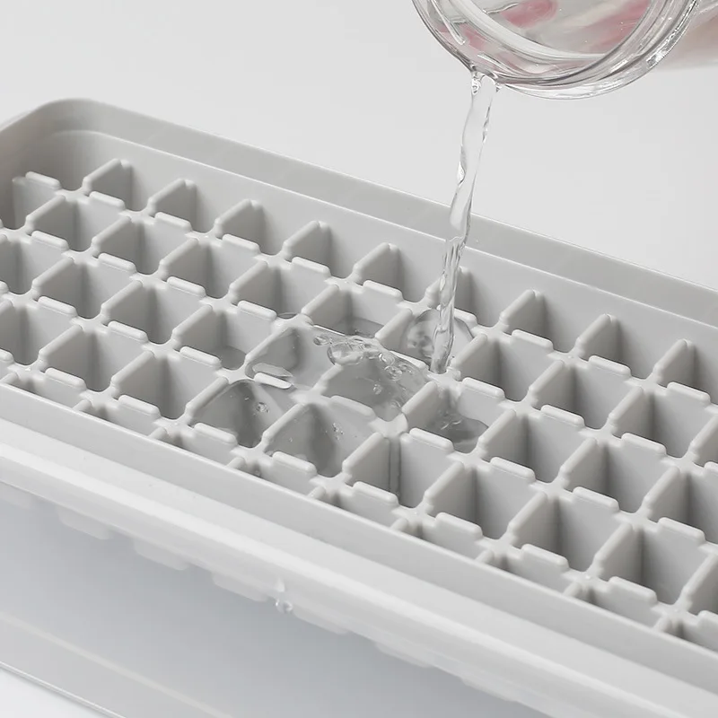 

98 Grid Small Ice Cube Mould Box With Lid & Scoop Popsicle Molds Maker Tray Ice Cream DIY Tool Bar Kitchen Accessories