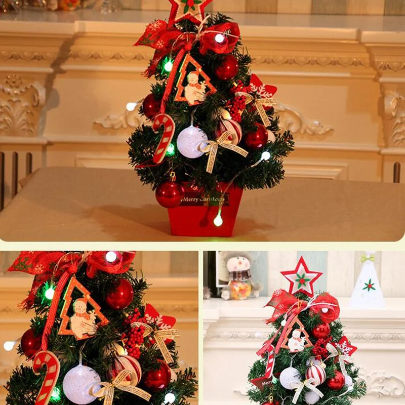 

High Quality Christmas Tree Desktop Small Mini Decoration Christmas Tree Decoration Gift Box Christmas Decoration