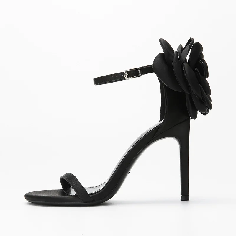 

С украшением в виде бабочки; Босоножки на высоком тонком каблуке; Женские туфли-лодочки Классическая пикантная Свадебная обувь на высоком к...